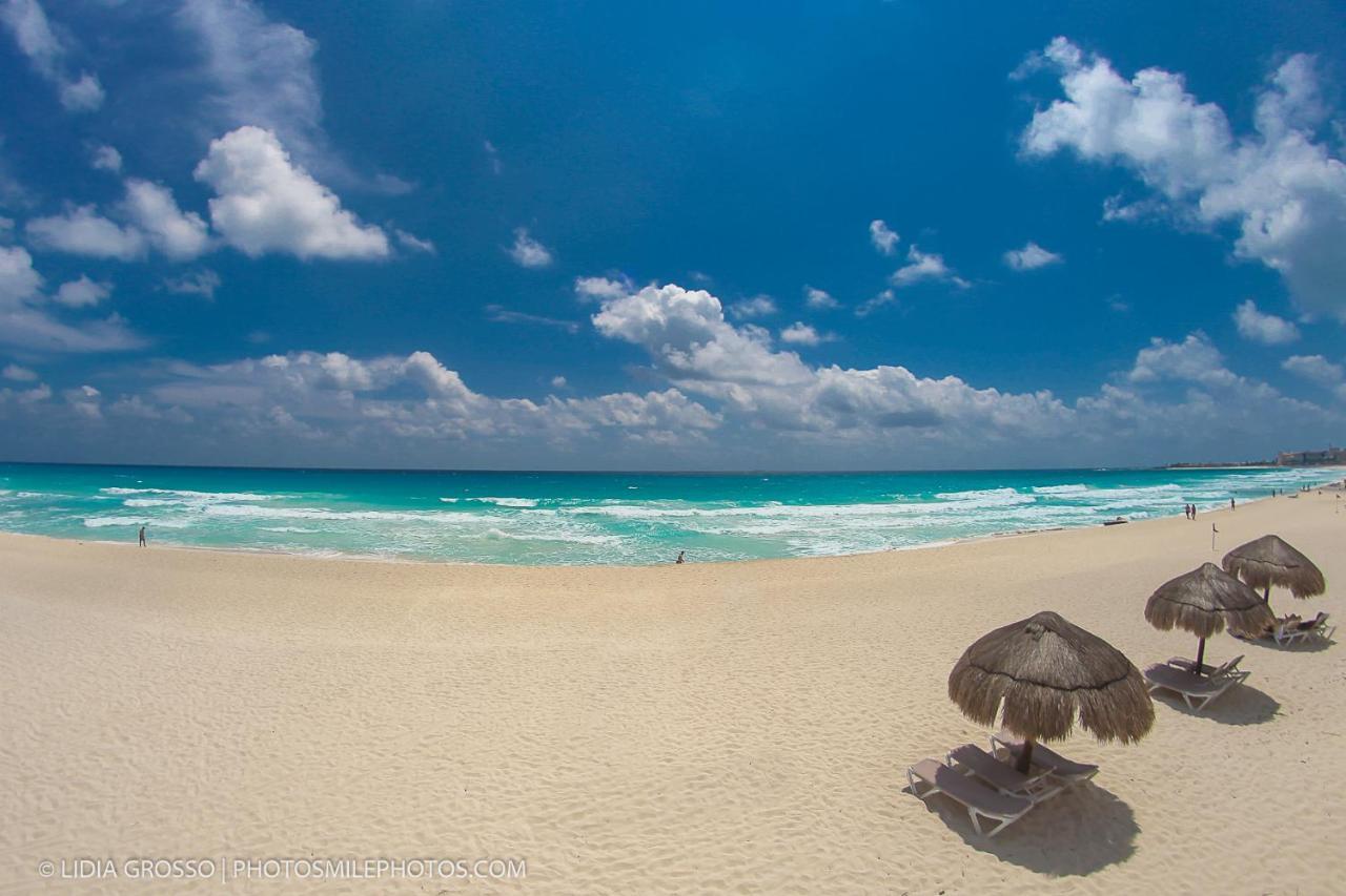 Apartment On The Beach With Terrace Ocean View, Brisas Cancun 01 By Beach & Ocean Apartments Exteriér fotografie