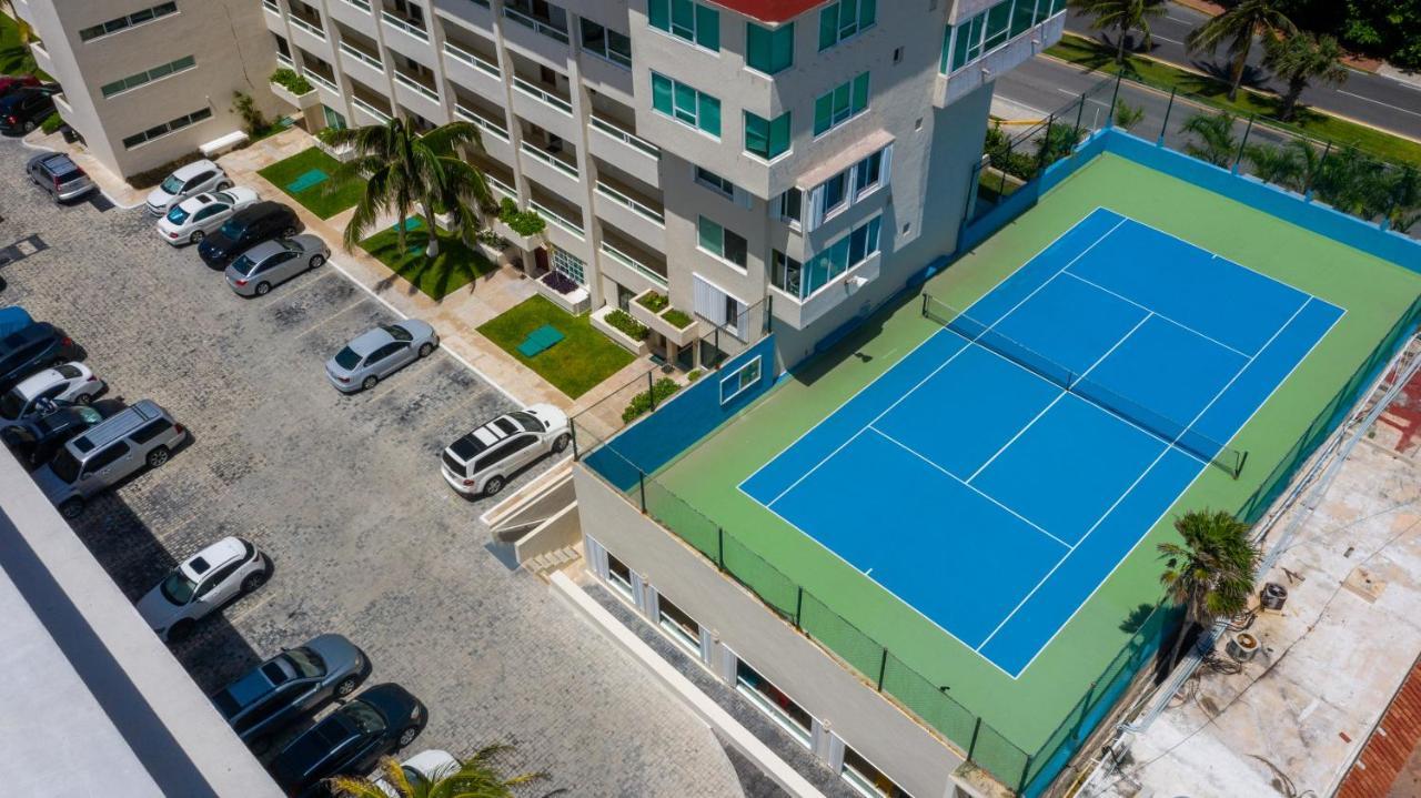 Apartment On The Beach With Terrace Ocean View, Brisas Cancun 01 By Beach & Ocean Apartments Exteriér fotografie