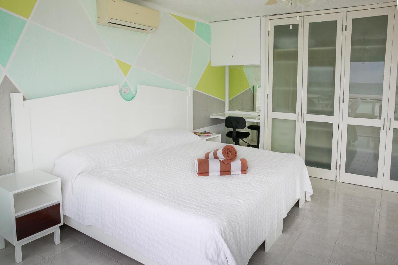 Apartment On The Beach With Terrace Ocean View, Brisas Cancun 01 By Beach & Ocean Apartments Exteriér fotografie