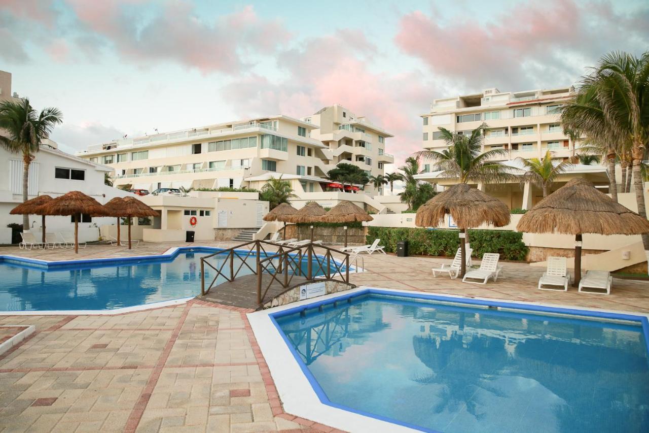 Apartment On The Beach With Terrace Ocean View, Brisas Cancun 01 By Beach & Ocean Apartments Exteriér fotografie